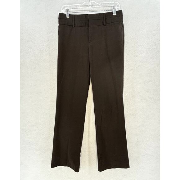 AB Studio Bootcut Gray Dress Pants Elastic Waist Work Business Classic size 4 - Picture 1 of 9